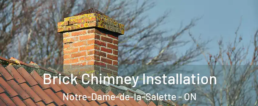  Brick Chimney Installation Notre-Dame-de-la-Salette - ON