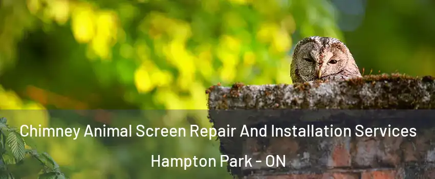  Chimney Animal Screen Repair And Installation Services Hampton Park - ON