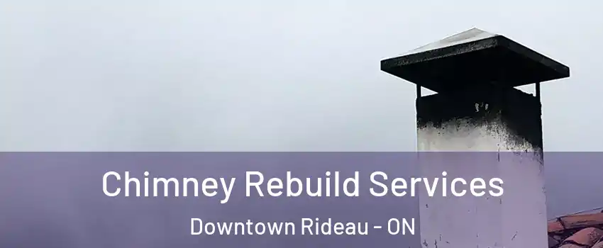  Chimney Rebuild Services Downtown Rideau - ON