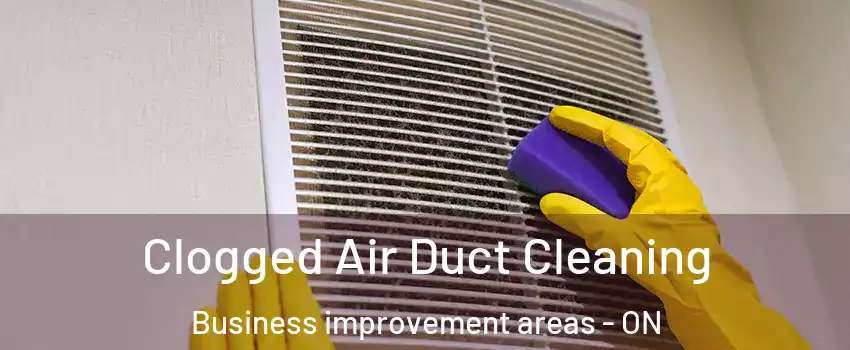  Clogged Air Duct Cleaning Business improvement areas - ON