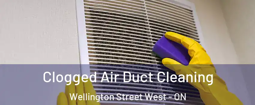  Clogged Air Duct Cleaning Wellington Street West - ON