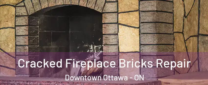  Cracked Fireplace Bricks Repair Downtown Ottawa - ON