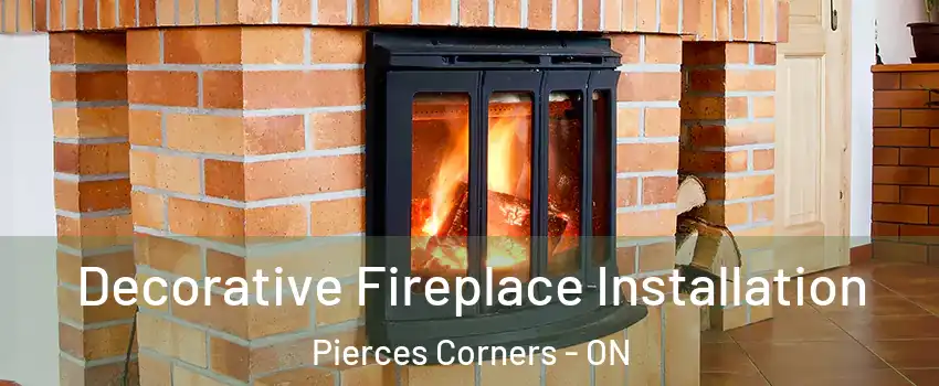  Decorative Fireplace Installation Pierces Corners - ON