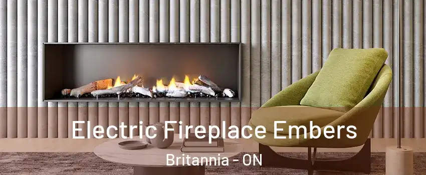  Electric Fireplace Embers Britannia - ON