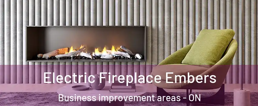  Electric Fireplace Embers Business improvement areas - ON