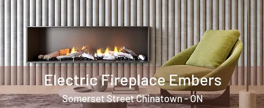  Electric Fireplace Embers Somerset Street Chinatown - ON