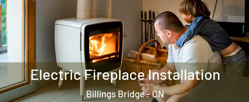  Electric Fireplace Installation Billings Bridge - ON