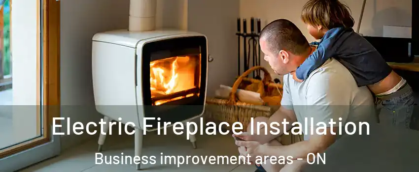  Electric Fireplace Installation Business improvement areas - ON