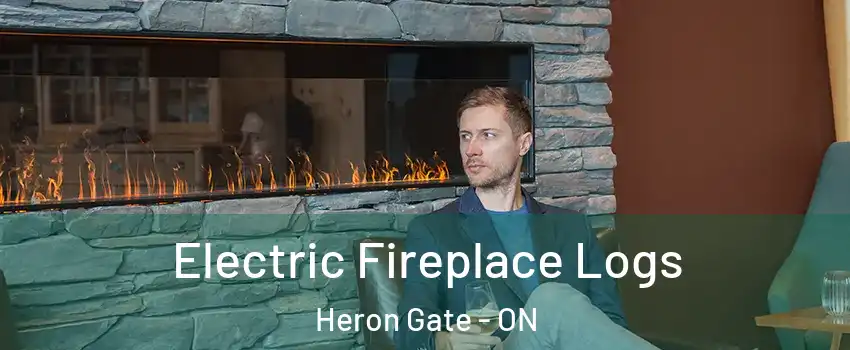  Electric Fireplace Logs Heron Gate - ON