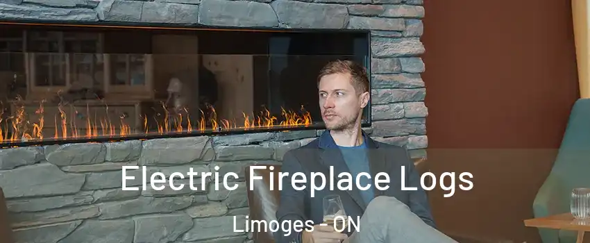  Electric Fireplace Logs Limoges - ON