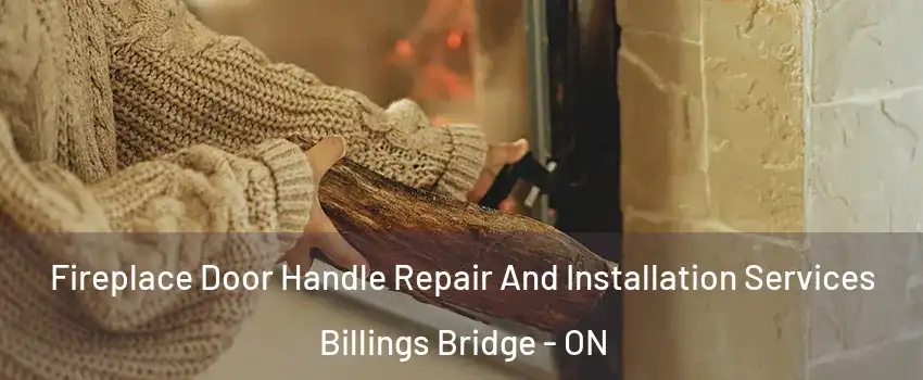 Fireplace Door Handle Repair And Installation Services Billings Bridge - ON