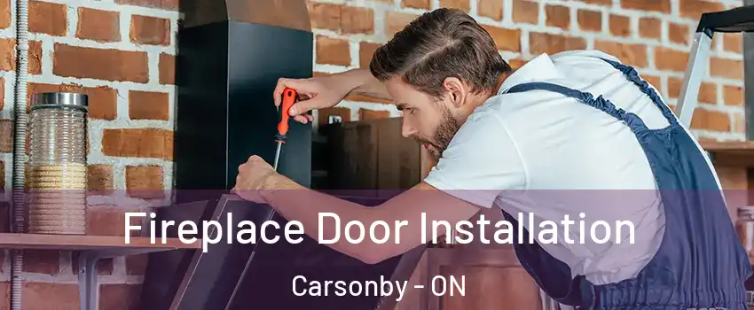  Fireplace Door Installation Carsonby - ON