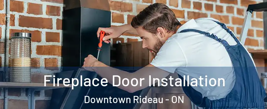  Fireplace Door Installation Downtown Rideau - ON