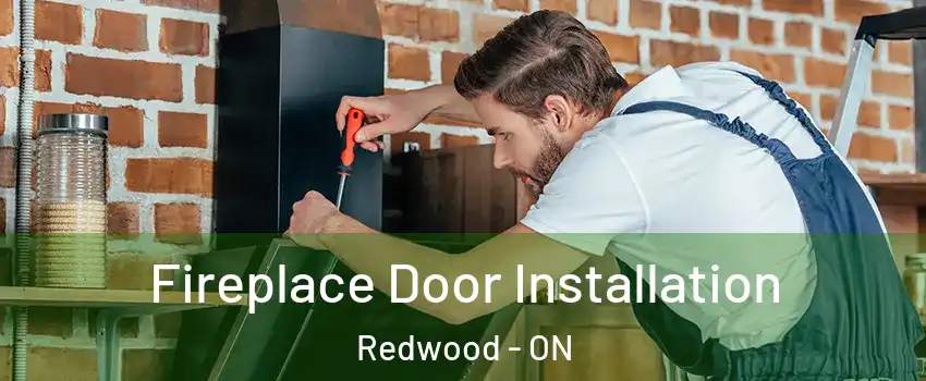  Fireplace Door Installation Redwood - ON