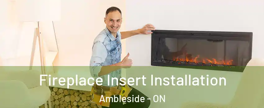  Fireplace Insert Installation Ambleside - ON