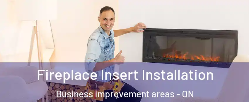  Fireplace Insert Installation Business improvement areas - ON