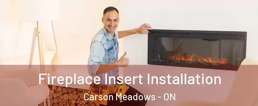  Fireplace Insert Installation Carson Meadows - ON