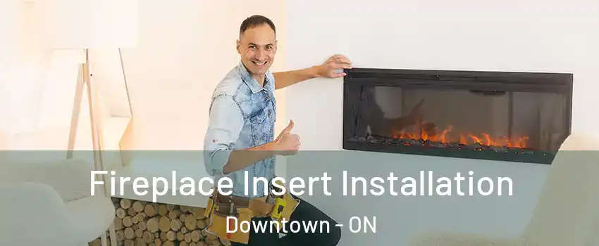  Fireplace Insert Installation Downtown - ON