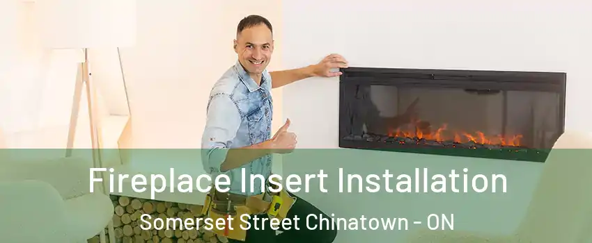  Fireplace Insert Installation Somerset Street Chinatown - ON