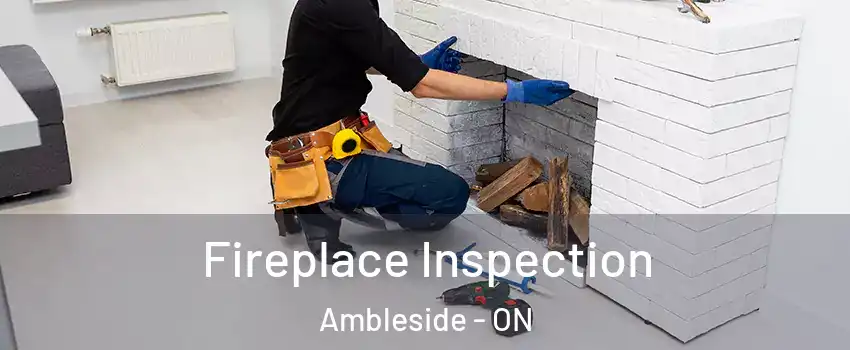  Fireplace Inspection Ambleside - ON