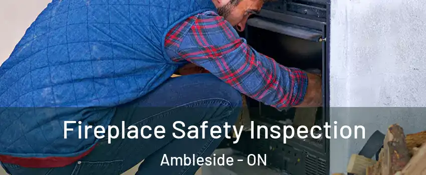  Fireplace Safety Inspection Ambleside - ON