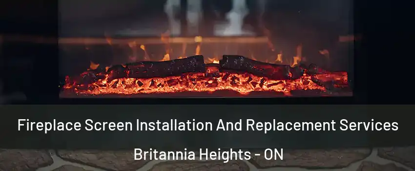  Fireplace Screen Installation And Replacement Services Britannia Heights - ON