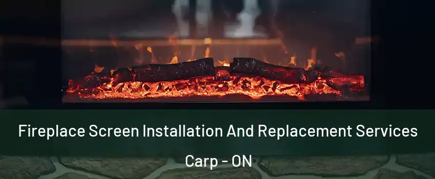  Fireplace Screen Installation And Replacement Services Carp - ON