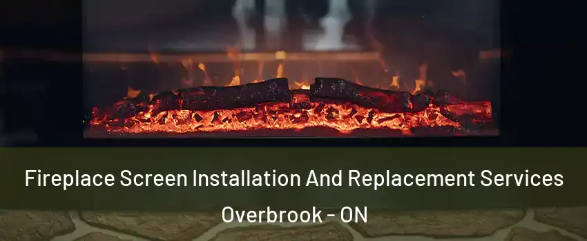  Fireplace Screen Installation And Replacement Services Overbrook - ON