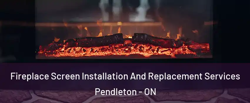  Fireplace Screen Installation And Replacement Services Pendleton - ON