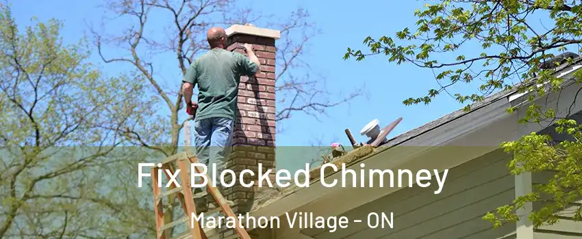  Fix Blocked Chimney Marathon Village - ON