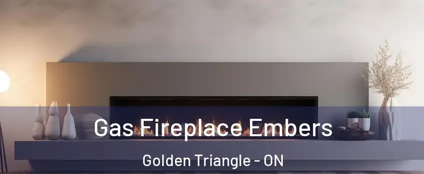  Gas Fireplace Embers Golden Triangle - ON