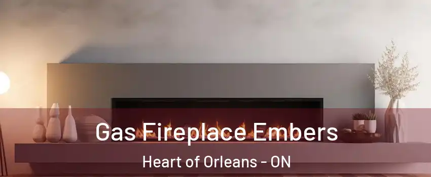  Gas Fireplace Embers Heart of Orleans - ON