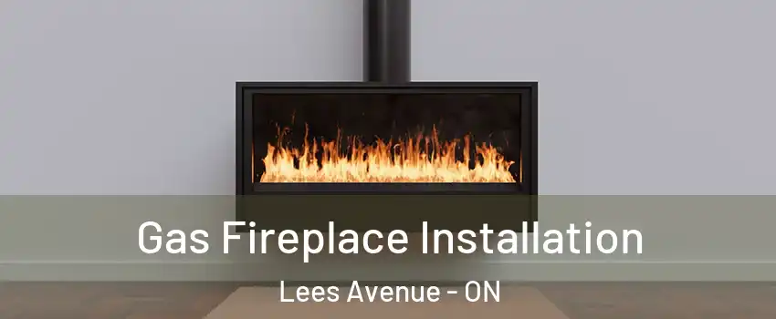  Gas Fireplace Installation Lees Avenue - ON