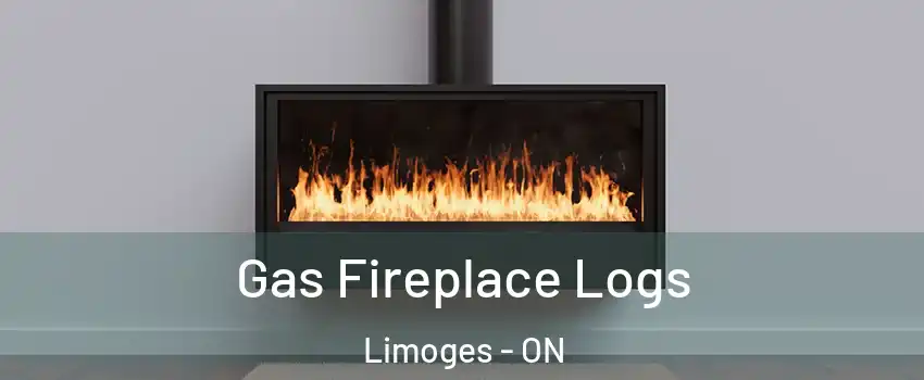  Gas Fireplace Logs Limoges - ON