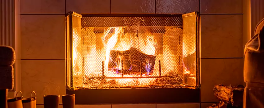 Mendota Hearth Landscape Fireplace Installation in Mooney's Bay Park, Ontario