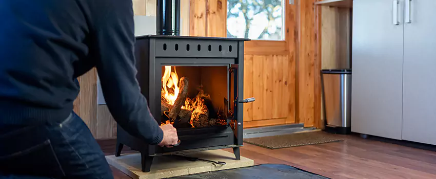 Open Hearth Wood Fireplace Installation in Belmeade, ON