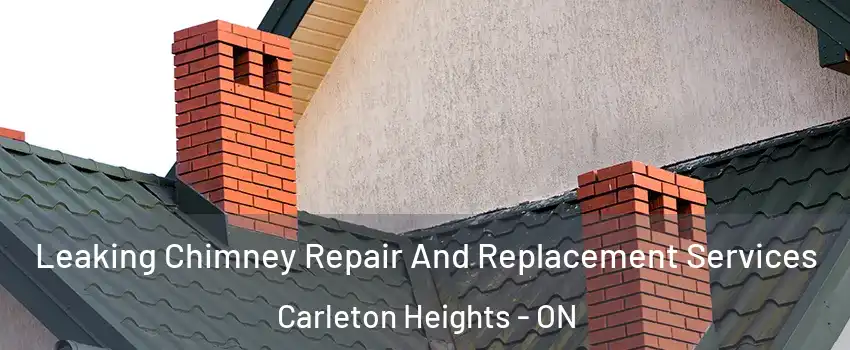  Leaking Chimney Repair And Replacement Services Carleton Heights - ON