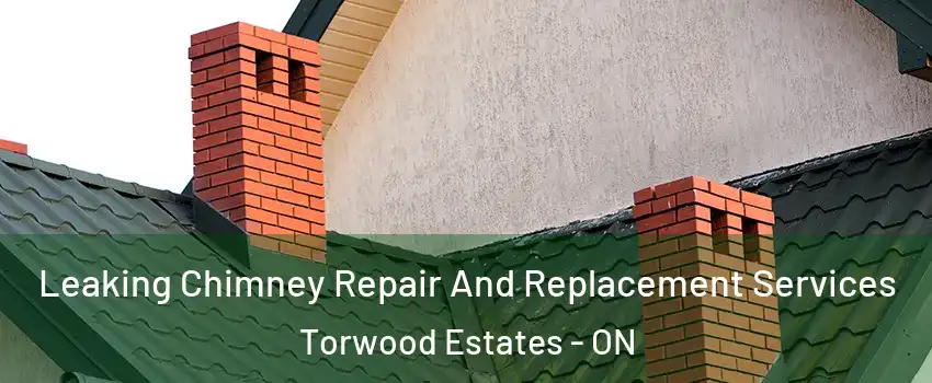  Leaking Chimney Repair And Replacement Services Torwood Estates - ON