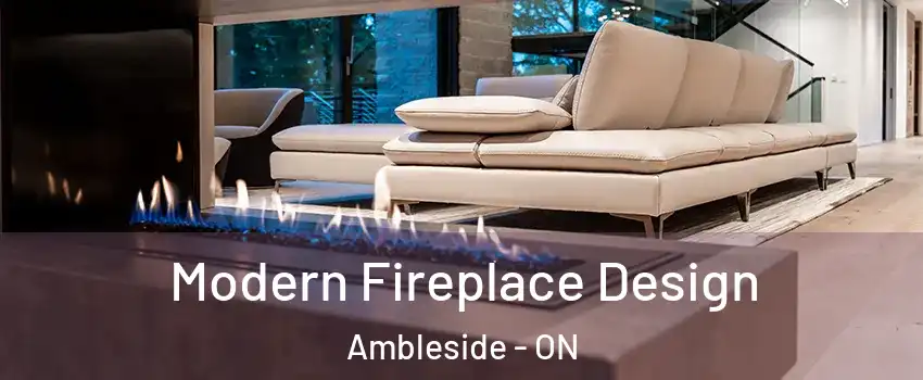  Modern Fireplace Design Ambleside - ON