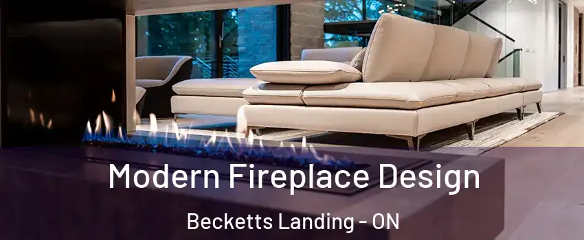  Modern Fireplace Design Becketts Landing - ON