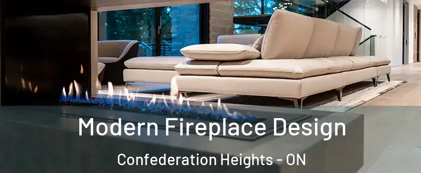  Modern Fireplace Design Confederation Heights - ON