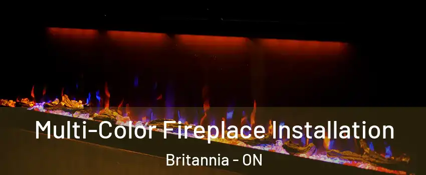  Multi-Color Fireplace Installation Britannia - ON