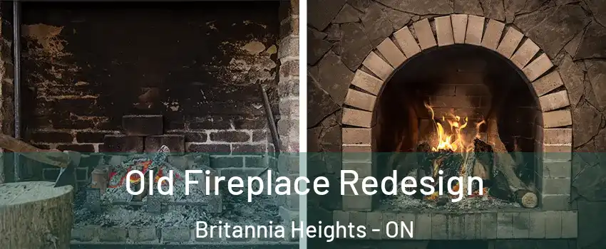  Old Fireplace Redesign Britannia Heights - ON