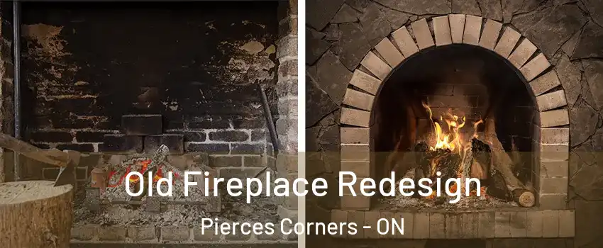  Old Fireplace Redesign Pierces Corners - ON