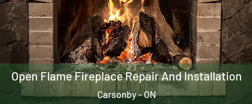  Open Flame Fireplace Repair And Installation Carsonby - ON