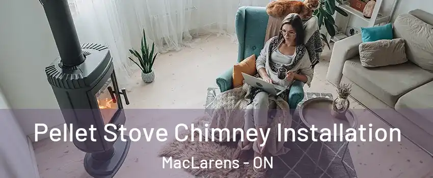  Pellet Stove Chimney Installation MacLarens - ON