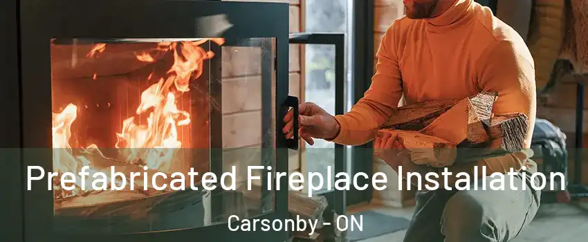  Prefabricated Fireplace Installation Carsonby - ON