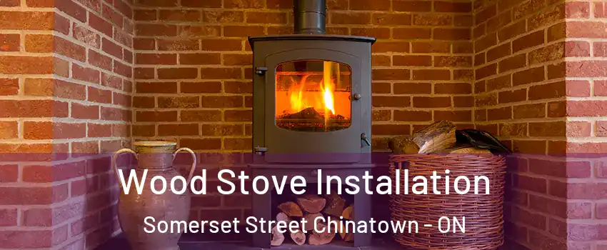  Wood Stove Installation Somerset Street Chinatown - ON